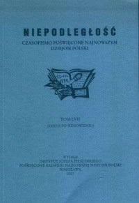 Okadka ksiki - Niepodlego. Czasopismo powicone najnowszym dziejom Polski