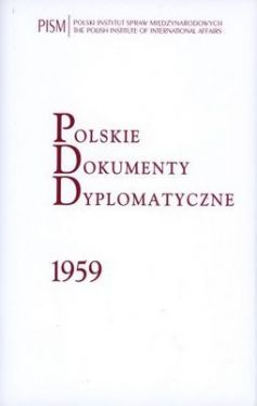 Okadka ksiki - Polskie Dokumenty Dyplomatyczne 1959