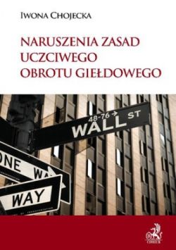 Okadka ksiki - Naruszenia zasad uczciwego obrotu giedowego