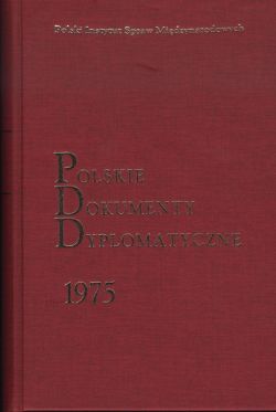 Okadka ksiki - Polskie Dokumenty Dyplomatyczne 1975