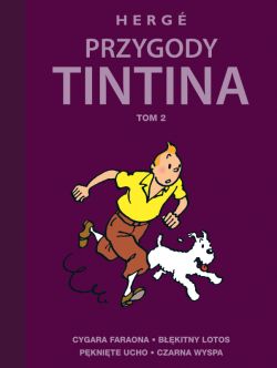 Okadka ksiki - Przygody Tintina. Tom 2