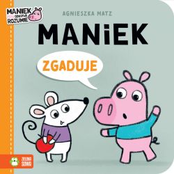 Okadka ksiki - Maniek zgaduje