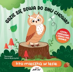 Okadka ksiki - Gdzie si sowa do snu chowa? Kto mieszka w lesie