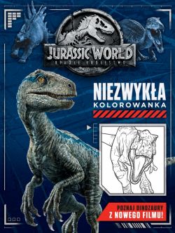 Okadka ksiki - Jurassic World 2. Niezwyka kolorowanka