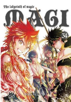 Okadka ksiki - MAGI: LABYRINTH OF MAGIC: TOM 34