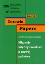 Okadka ksiki - Migracje midzynarodowe, a rozwj pastwa