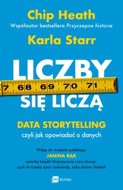 Okadka ksiki - Liczby si licz. Data storytelling, czyli jak opowiada o danych