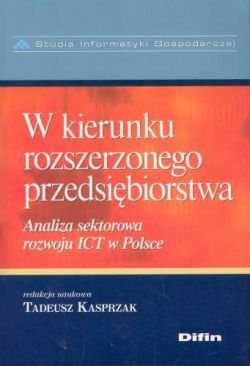 Okadka ksiki - W kierunku rozszerzonego przedsibiorstwa. Analiza sektorowa rozwoju ICT w Polsce