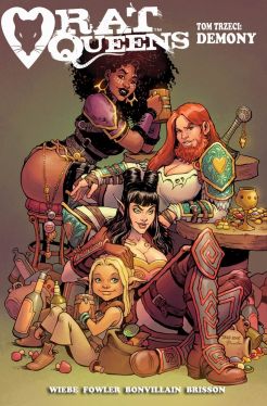 Okadka ksiki - RAT QUEENS TOM 3: DEMONY