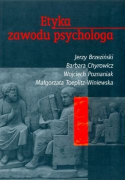 Okadka ksiki - Etyka zawodu psychologa