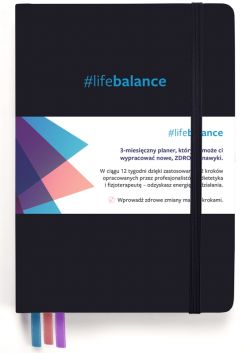 Okadka ksiki - Planner #lifebalance. 12 tygodni do zdrowego stylu ycia