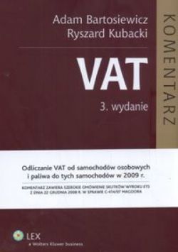 Okadka ksiki - VAT Komentarz