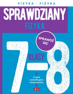 Okadka ksiki - Sprawdziany dla klasy 7-8. Fizyka