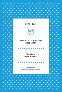 Okadka ksiki - UBU lab. Raporty techniczne 2016-2024