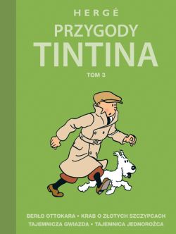 Okadka ksiki - Przygody Tintina. Tom 3