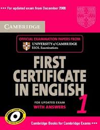 Okadka ksiki - FIRST CERTIFICATE IN ENGLISH