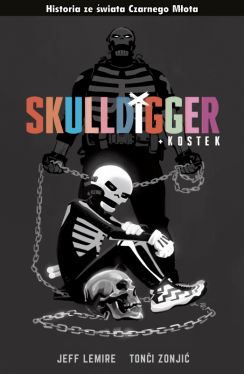 Okadka ksiki - Czarny Mot. Skulldigger i Kostek