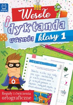 Okadka ksiki - Wesoe dyktanda ucznia klasy 1