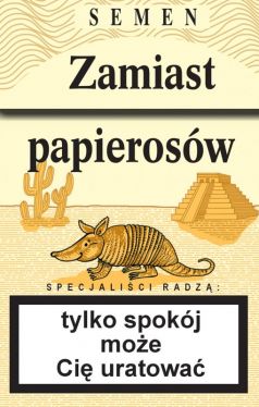 Okadka ksiki - Zamiast papierosw. Tylko spokj moe Ci uratowa