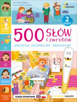 Okadka ksiki - 500 sw i zwrotw. Angielski sowniczek obrazkowy. cz. 2