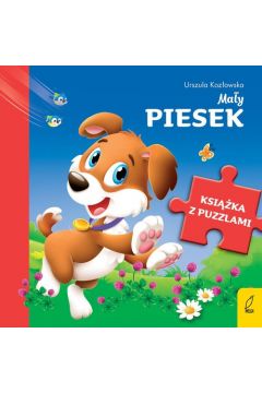 Okadka ksiki -     May piesek. Ksika z puzzlami