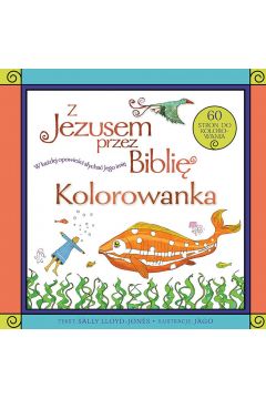 Okadka ksiki - Z Jezusem przez Bibli. Kolorowanka