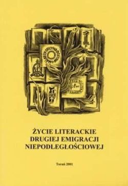 Okadka ksiki - ycie literackie drugiej emigracji niepodlegociowej