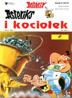 Okadka ksiki - Asteriks i kocioek