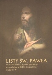 Okadka ksiki - Listy w. Pawa