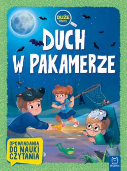 Okadka ksiki - Duch w pakamerze. Due litery. Opowiadania do nauki czytania