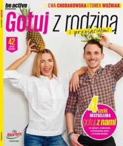 Okadka ksiki - be active (#4). Gotuj z rodzina i przyjacimi