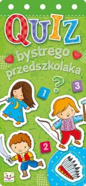 Okadka ksiki - Quiz bystrego przedszkolaka