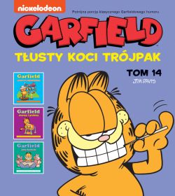 Okadka ksiki - Garfield. Tusty koci trjpak. Tom 14