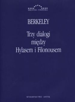 Okadka ksiki - Trzy dialogi midzy Hylasem i Filonousem