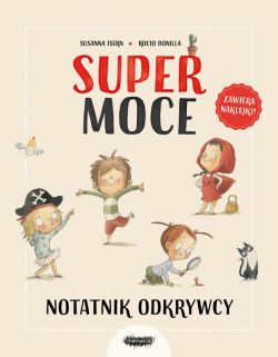 Okadka ksiki - Supermoce. Notatnik odkrywcy