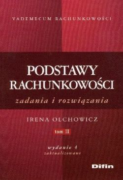 Okadka ksiki - Podstawy rachunkowoci. Zadania i rozwizania t.2