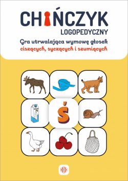 Okadka ksiki - Chiczyk logopedyczny. Gra utrwalajca wymow gosek ciszcych, syczcych i szumicych