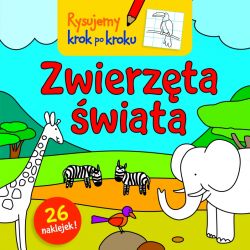 Okadka ksiki - Zwierzta wiata. Rysujemy krok po kroku