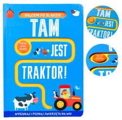 Okadka ksiki - Palcem po ladzie. Tam jest traktor!