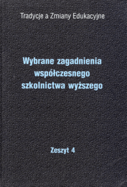 Okadka ksiki - Wybrane zagadnienia wspczesnego szkolnictwa wyszego