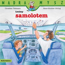 Okadka ksiki - Mdra Mysz. Lecimy samolotem