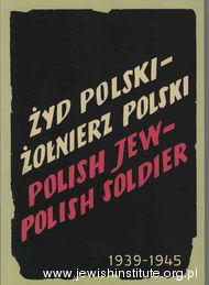 Okadka ksiki - Żyd polski - żonierz polski (1939-1945). Polish Jew - Polish soldier 