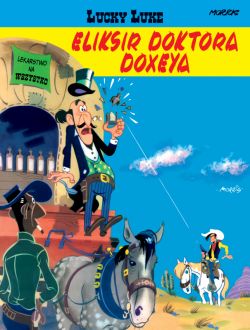 Okadka ksiki - Lucky Luke. Eliksir doktora Doxeya. Tom 7