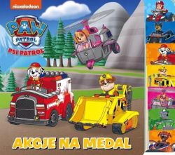 Okadka ksiki - Psi Patrol. Akcje na medal