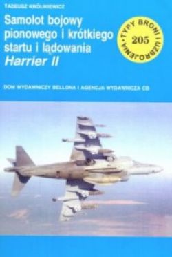 Okadka ksiki - TBU 205 Samolot bojowy pionowego i krtkiego startu i ldowania Harrier II 