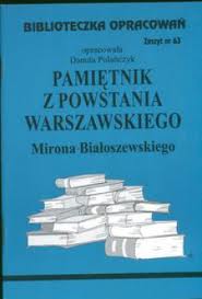 Okadka ksiki - Biblioteczka Opracowa Pamitnik z Powstania Warszawskiego Mirona Biaoszewskiego