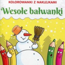 Okadka ksiki - Kolorowanki z naklejkami. Wesoe bawanki