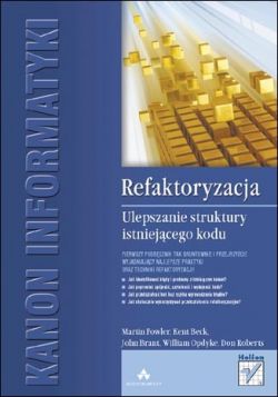 Okadka ksiki - Refaktoryzacja. Ulepszanie struktury istniejcego kodu