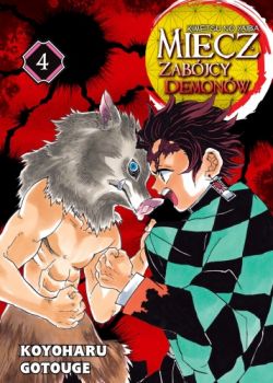 Okadka ksiki - MIECZ ZABJCY DEMONW - KIMETSU NO YAIBA: TOM 4