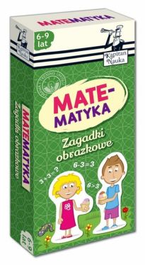 Okadka ksiki - Zagadki obrazkowe Matematyka 6-9 lat